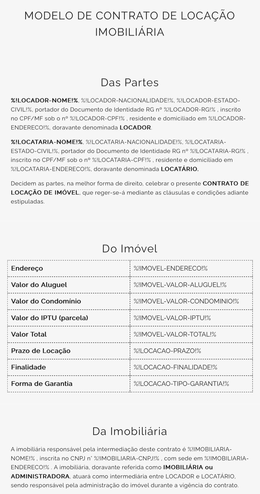 imagem de Contrato de Aluguel: Modelo Gratuito com Assinatura Eletrônica