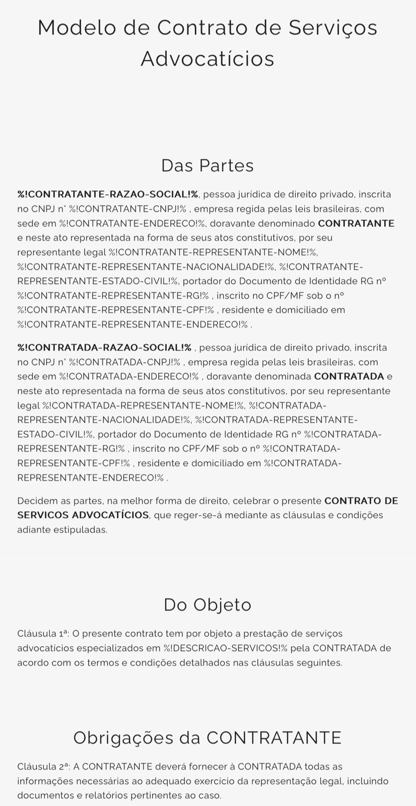 imagem de Contrato de Honorários Advocatícios: Modelo Gratuito Com Assinatura Eletrônica